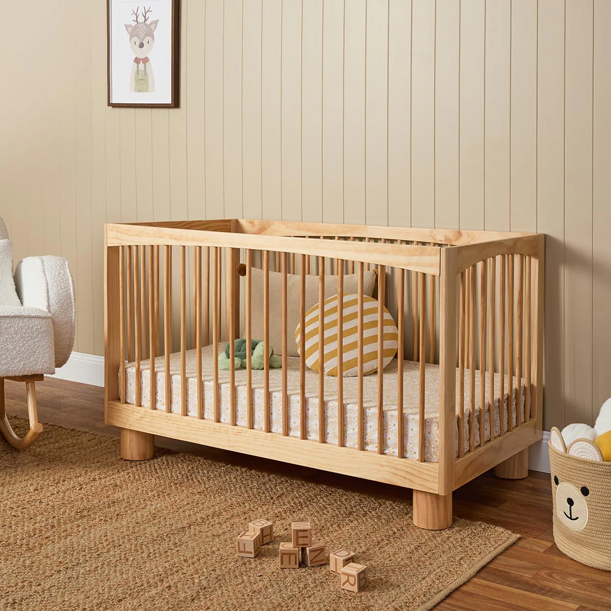 Addison Cot - Natural