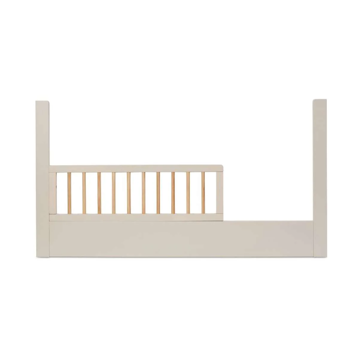 Addison Cot Toddler Half Frame - Putty/Natural - Image 9
