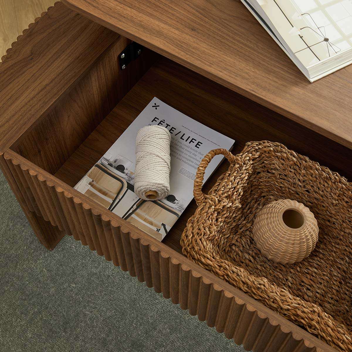 Amara Coffee Table - Walnut - Image 7