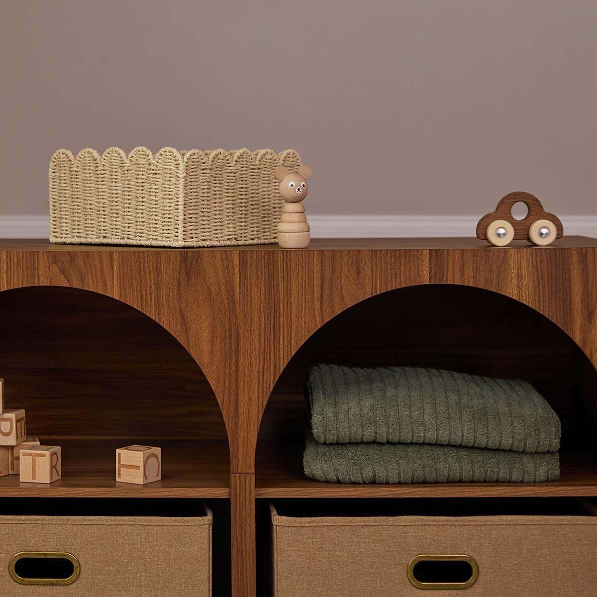 Archie Change Table with Removable Top - Hazelnut - Image 7