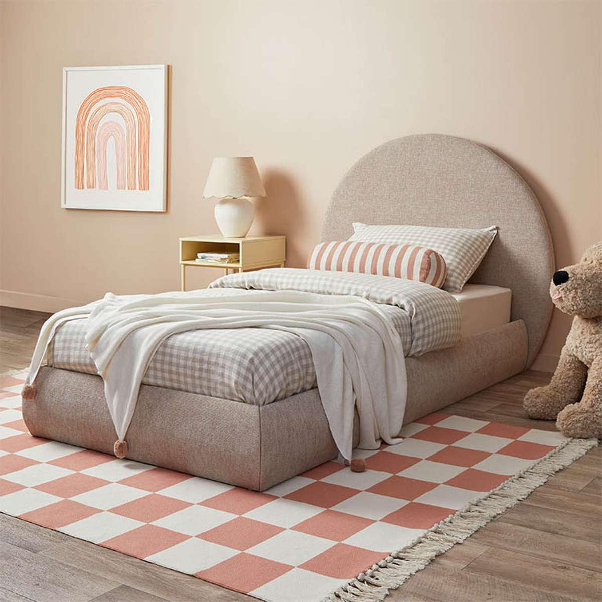 Arlo Arched Single Bed - Natural - Image 3