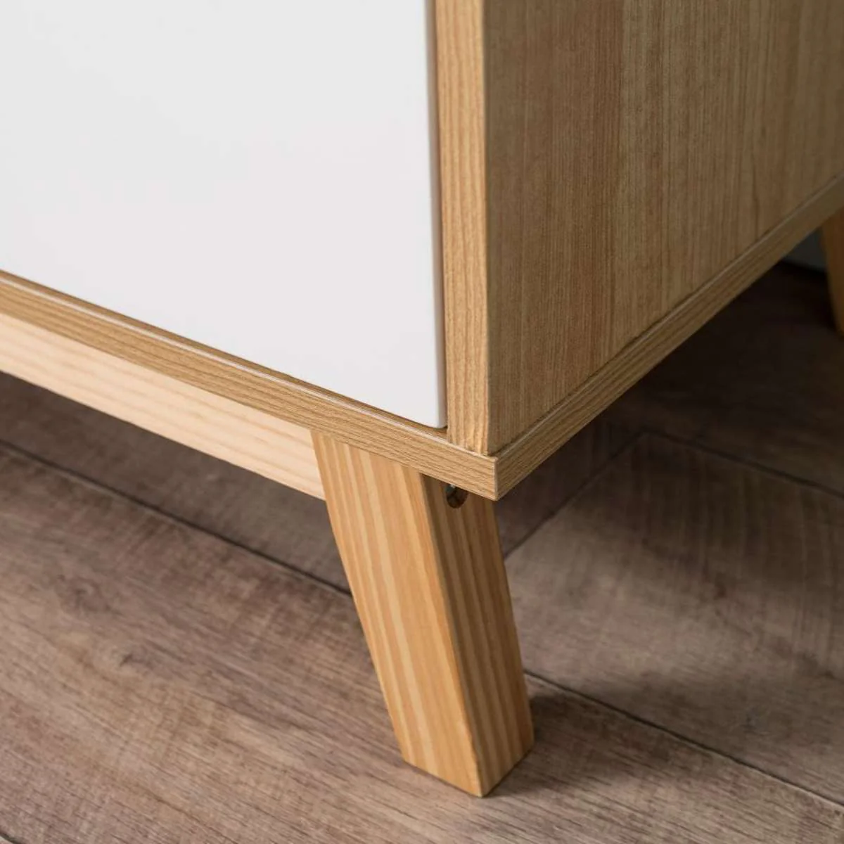 Aspen Six Drawer - White/Natural - Image 5