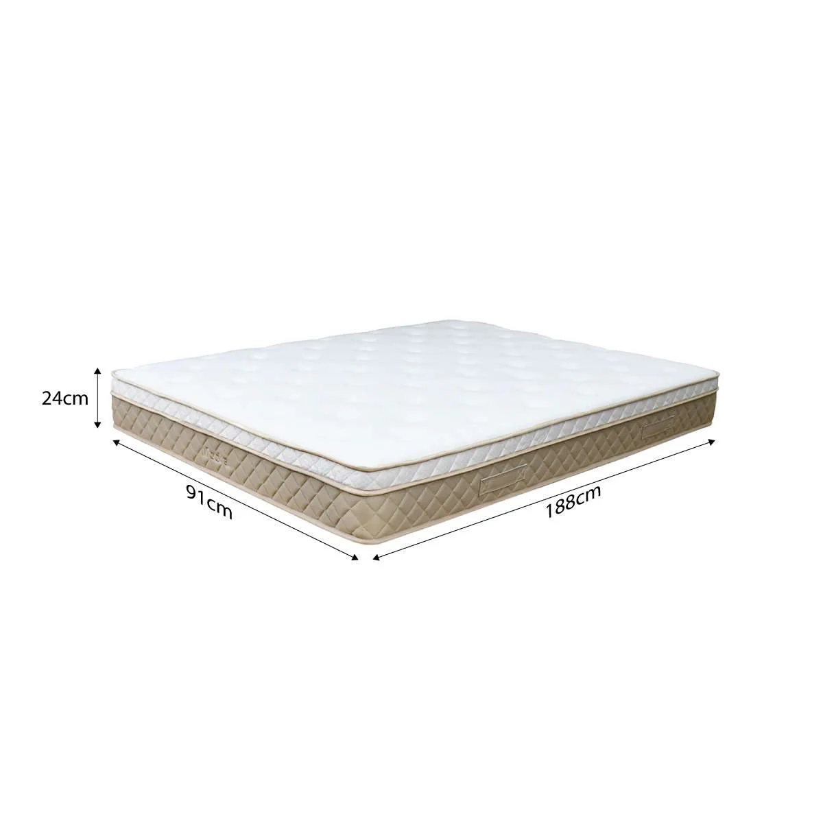 Bamboo Memory Foam Pocket Spring Single Mattress - Image 6