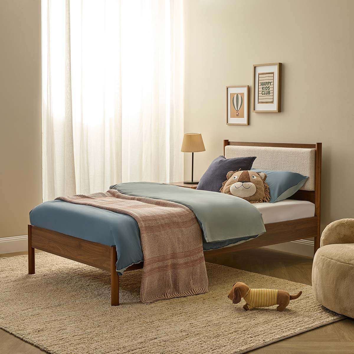 Blair King Single Bed - Walnut - Image 2