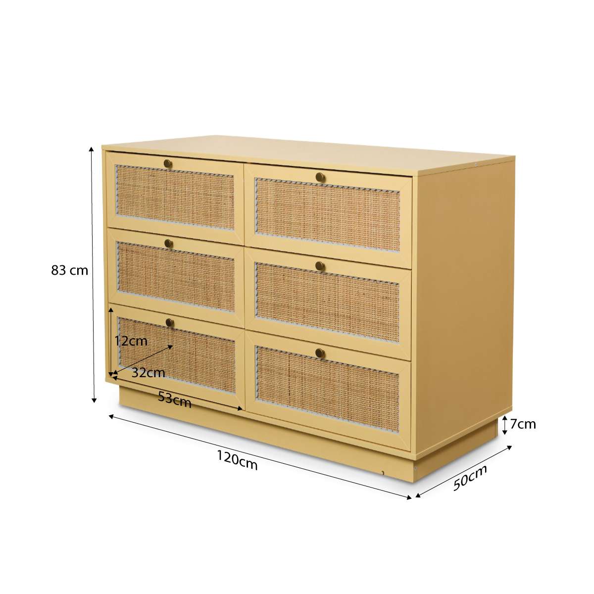 Bonnie Six Drawers - Buttermilk - Image 10