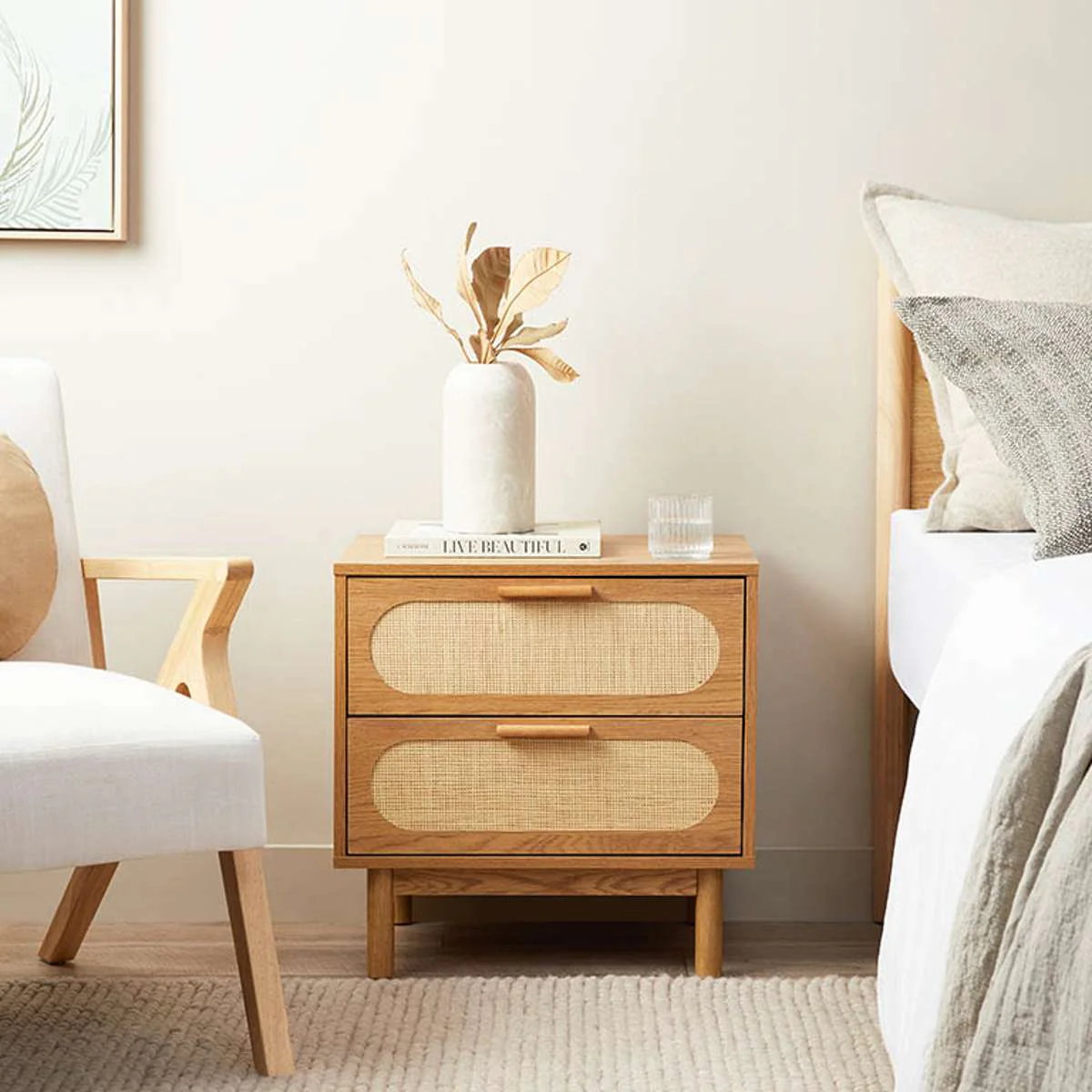Canyon Two Drawer Bedside Table Bundle - Image 2