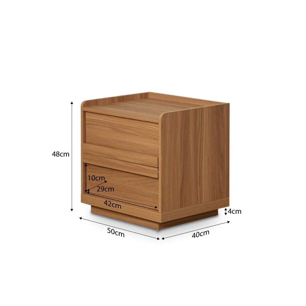 Copenhagen Bedside Table - Almond - Image 6