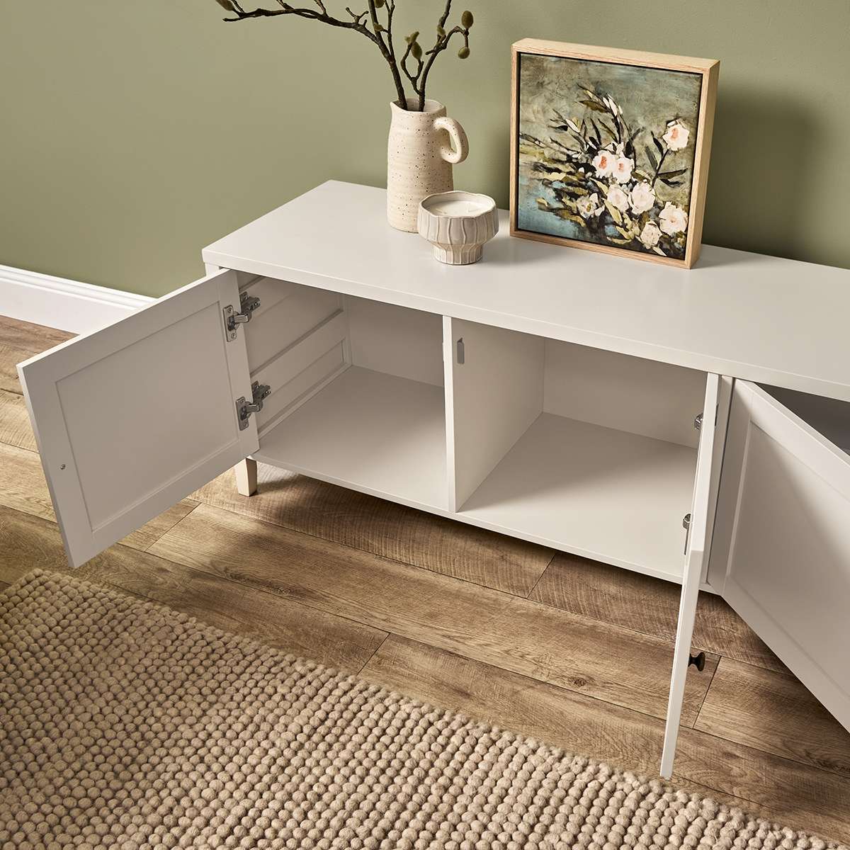 Cove Entertainment Unit - Beige - Image 5