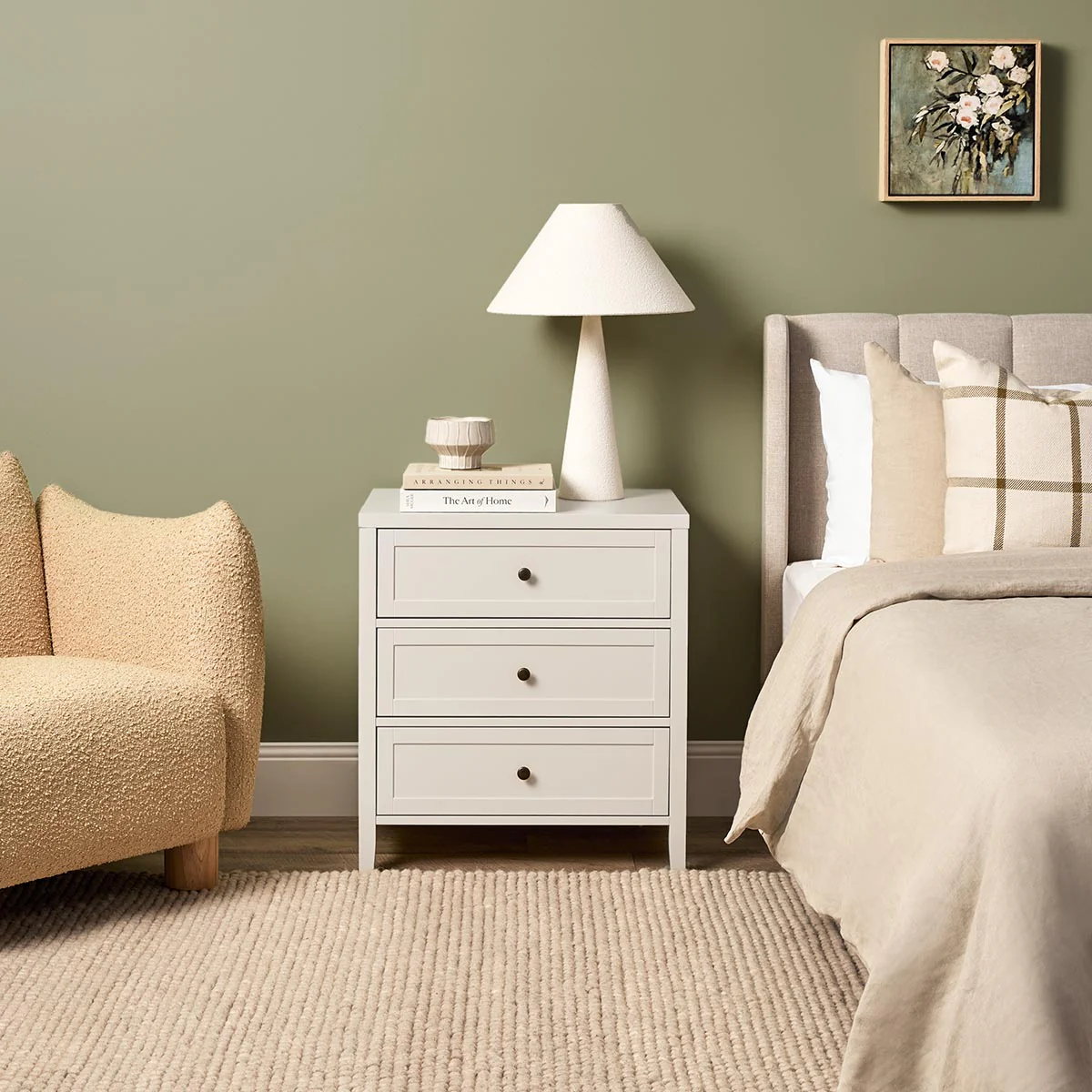 Cove Three Drawer - Beige