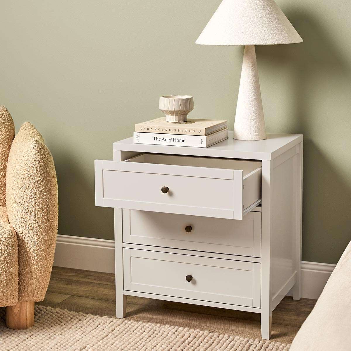 Cove Three Drawer - Beige - Image 4