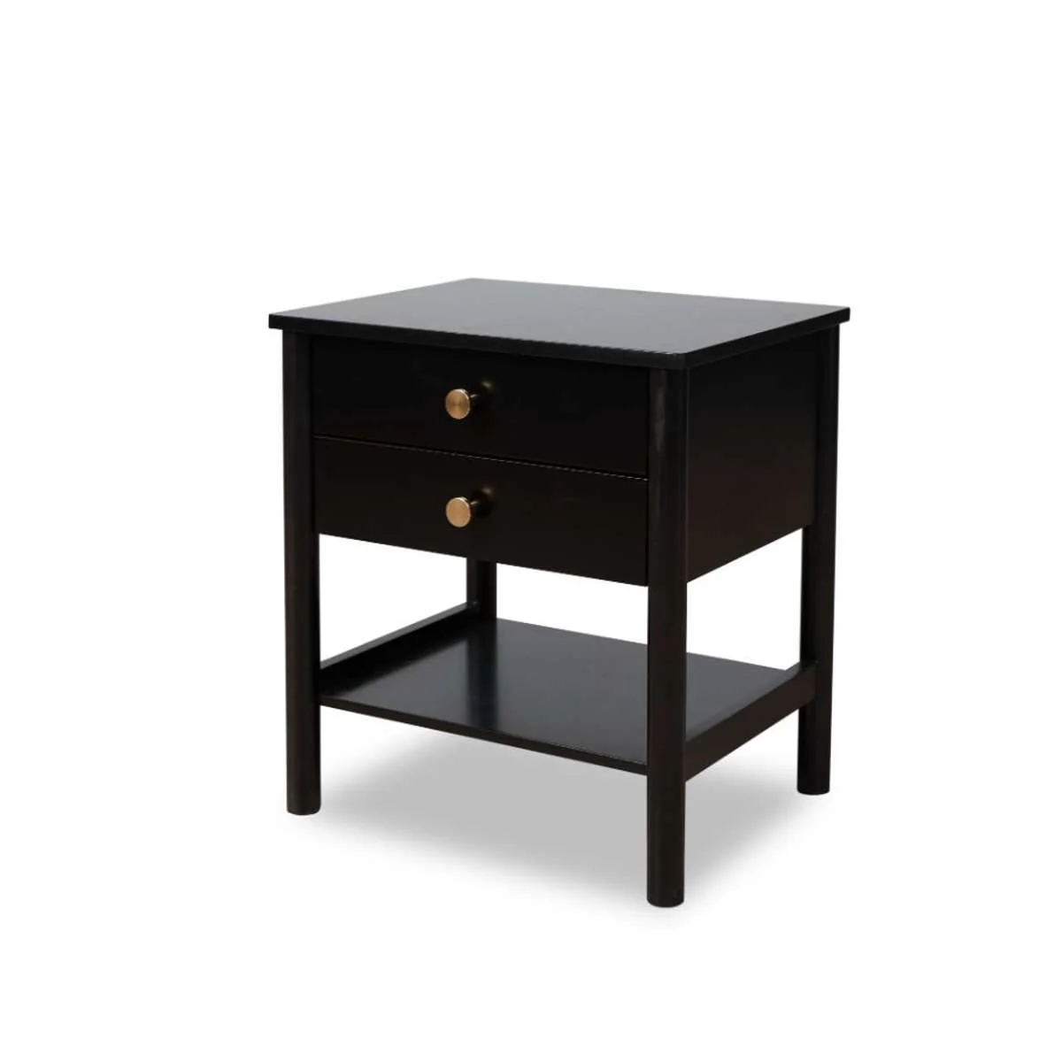 Delaney Bedside Table - Black - Image 12