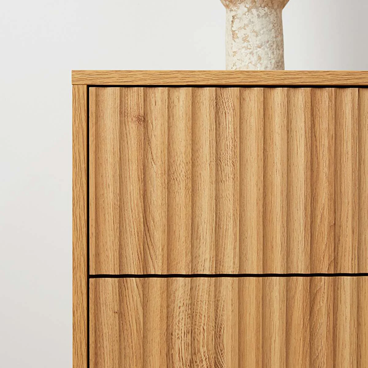 Deven Ball Feet Six Drawer - Natural - Image 5
