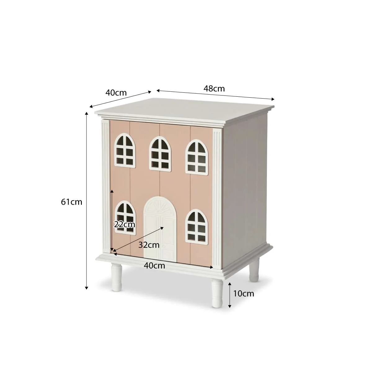 Dollhouse Bedside Table - Pink - Image 14
