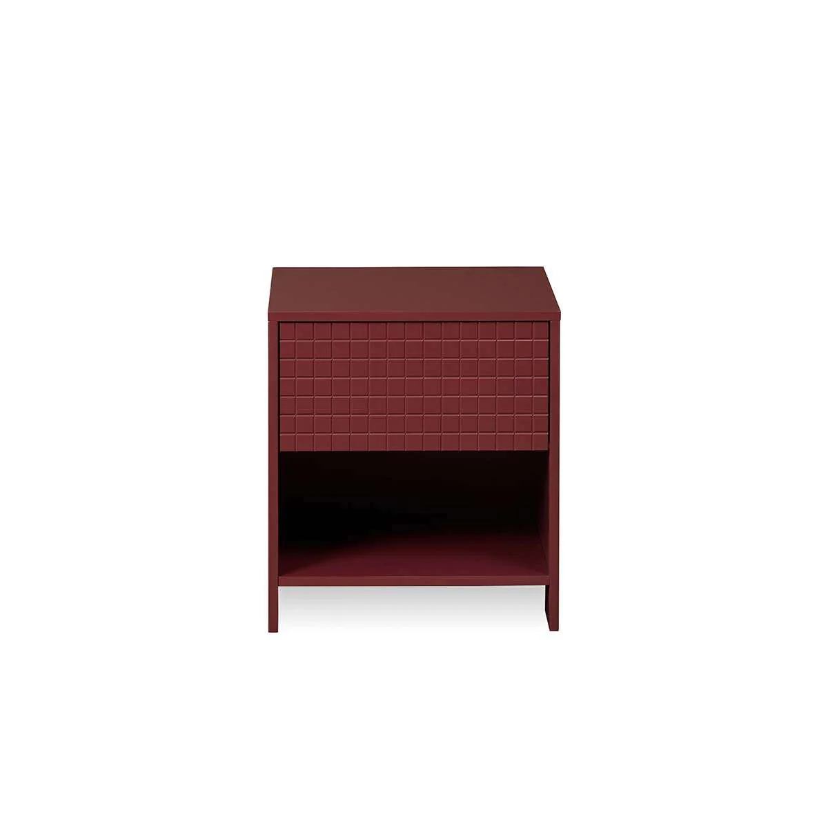 Drew Checkerboard Bedside Table - Shiraz - Image 6