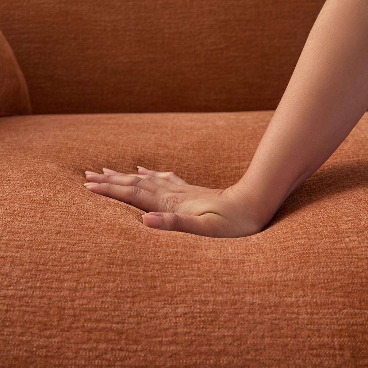 Dylan 2.5 Seater Sofa - Rust - Image 4