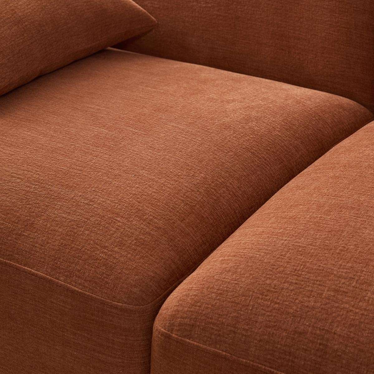 Dylan 2.5 Seater Sofa - Rust - Image 7