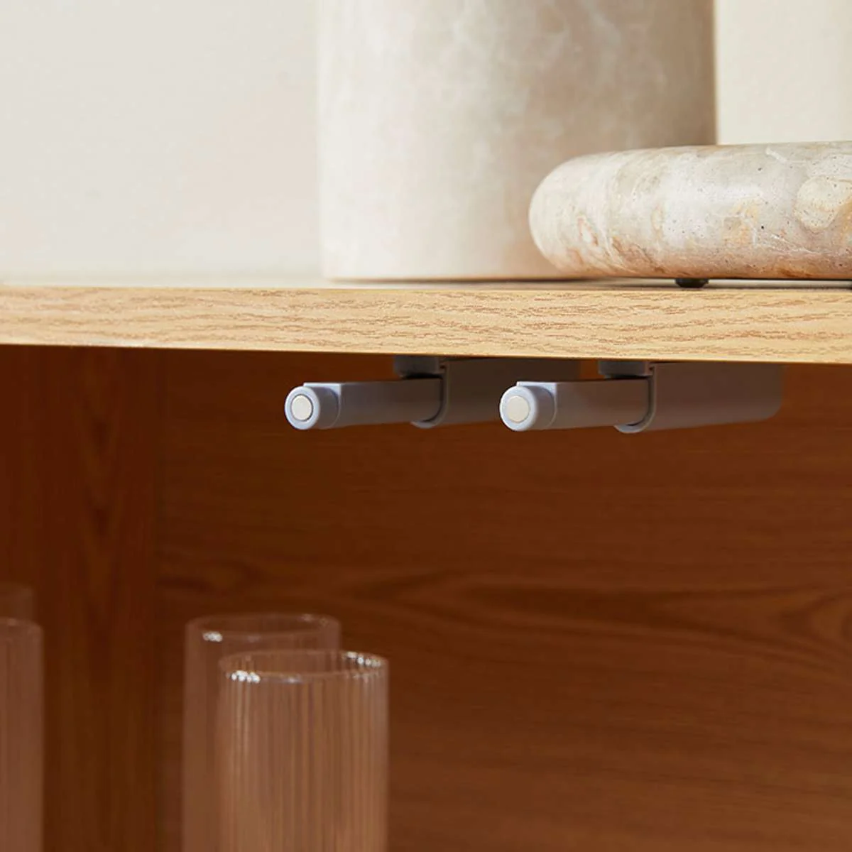 Eden Low Shelf With Storage - Natural - Image 11