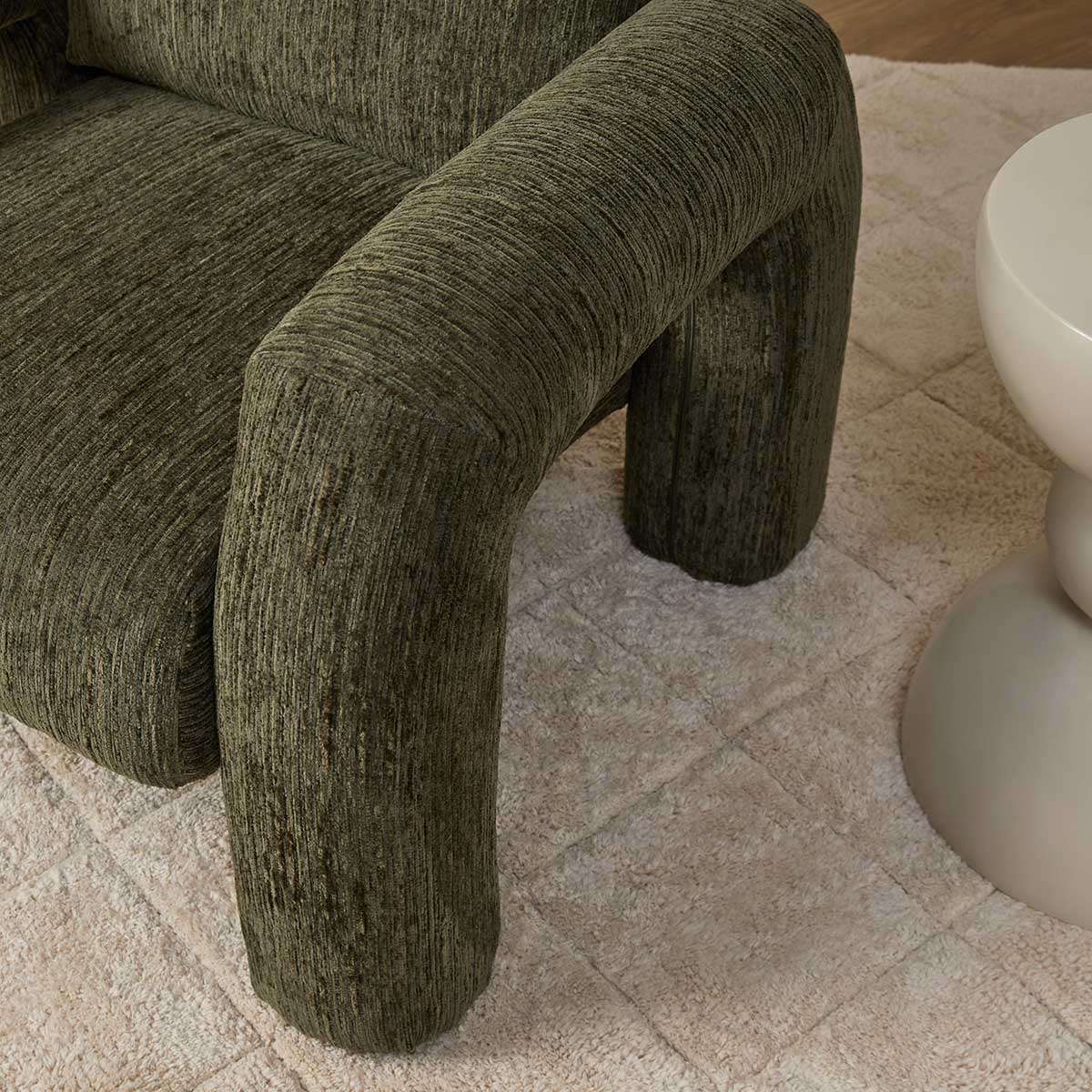 Felix Occasional Chair - Dark Green - Image 2