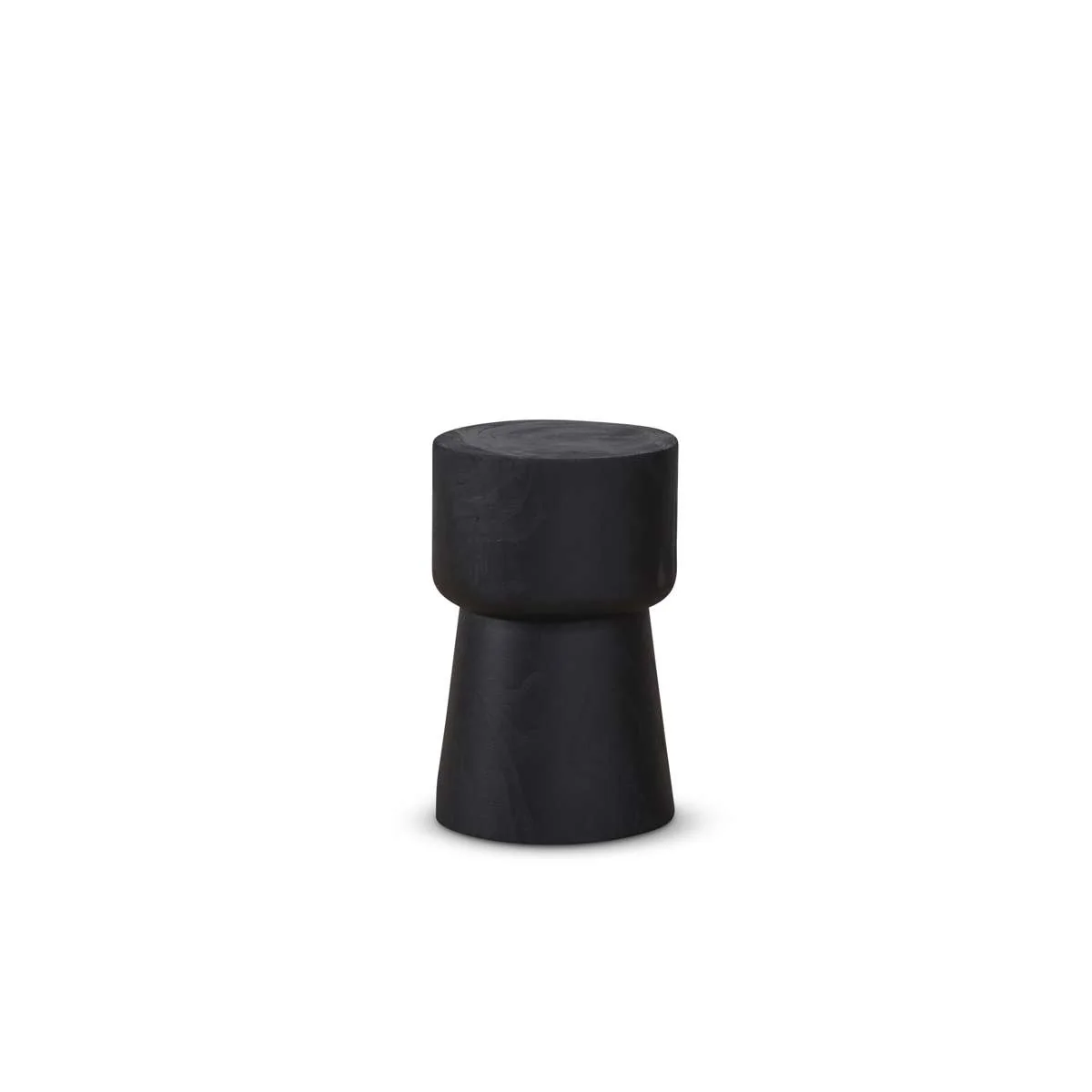 Frederick Wooden Side Table - Black - Image 6