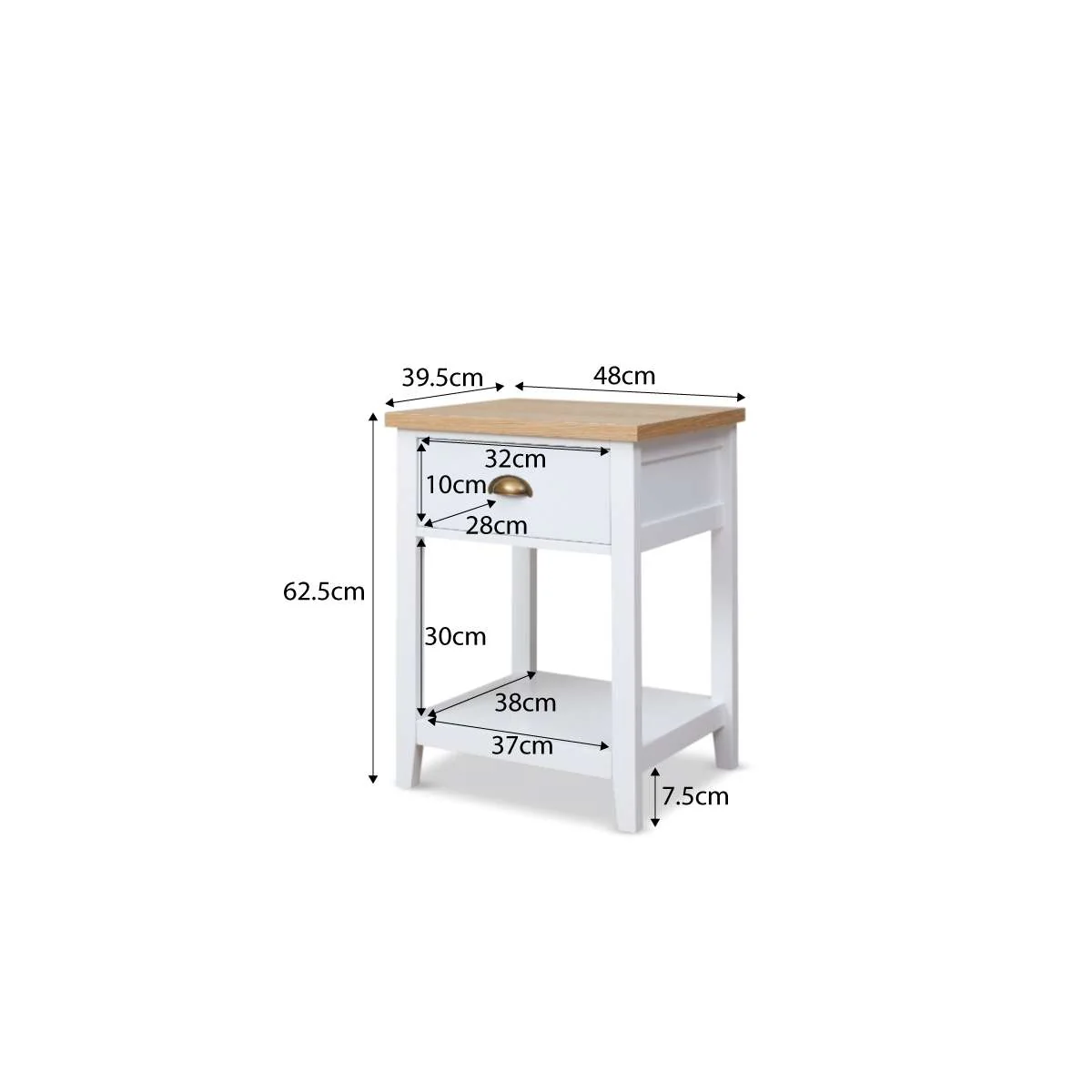 Hastings Bedside Table - Image 9