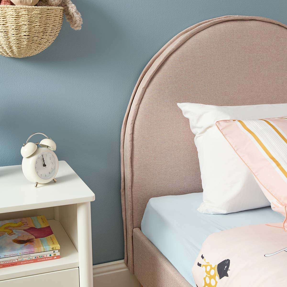 Imogen Single Bed - Dusty Pink - Image 5