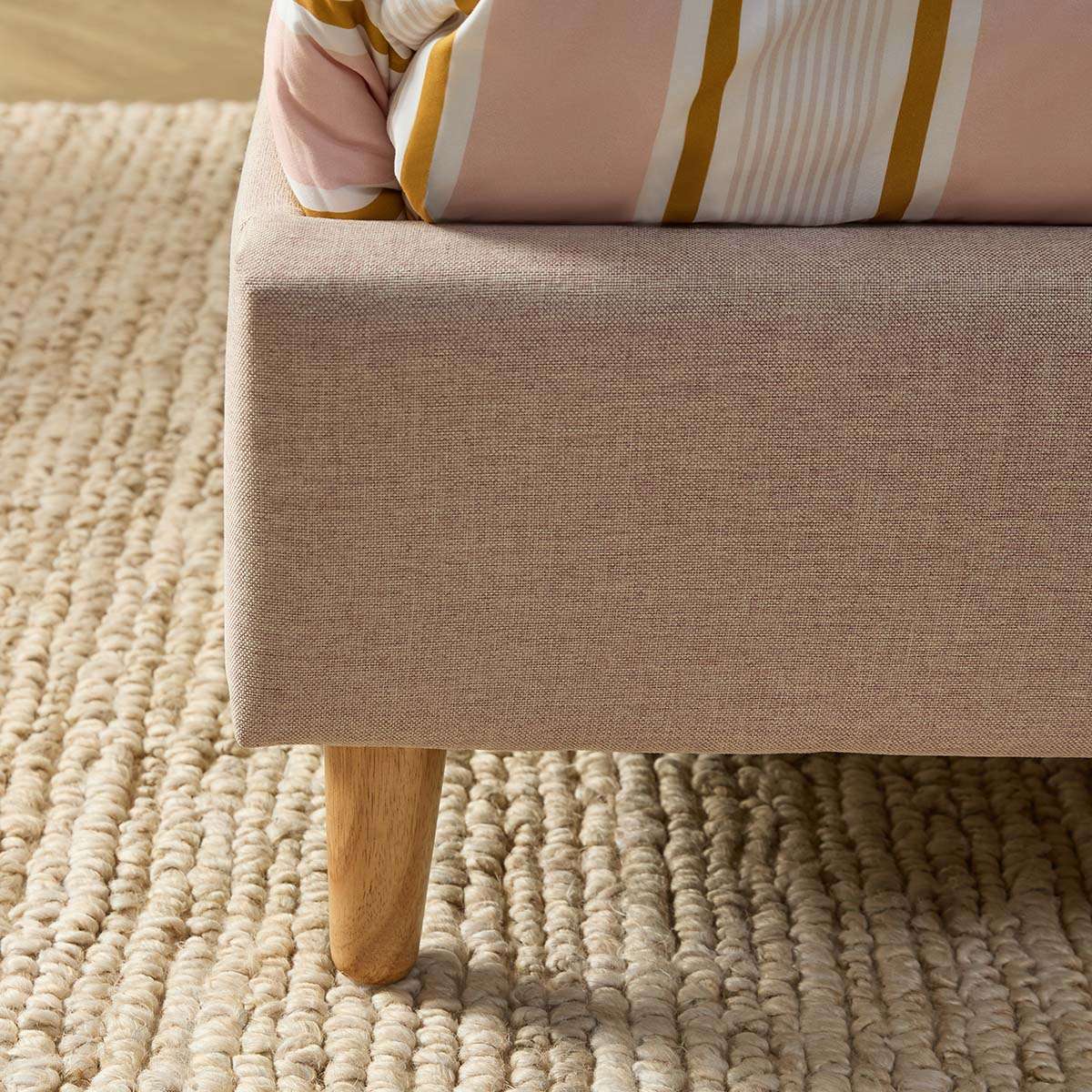Imogen Single Bed - Dusty Pink - Image 7