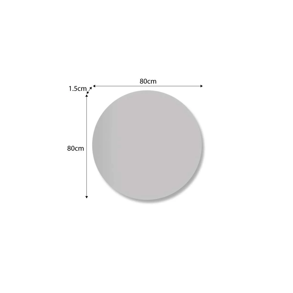 Kalili Frameless Round Mirror - Image 9