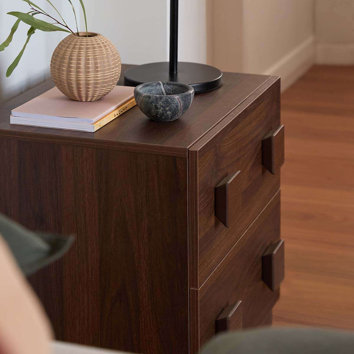 Kei Bedside Table - Walnut - Image 3