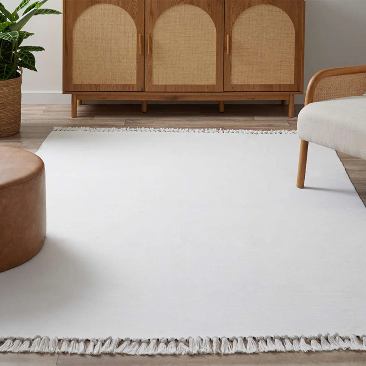 Kobie Cotton Blend Striped Floor Rug - Extra Large - Image 3