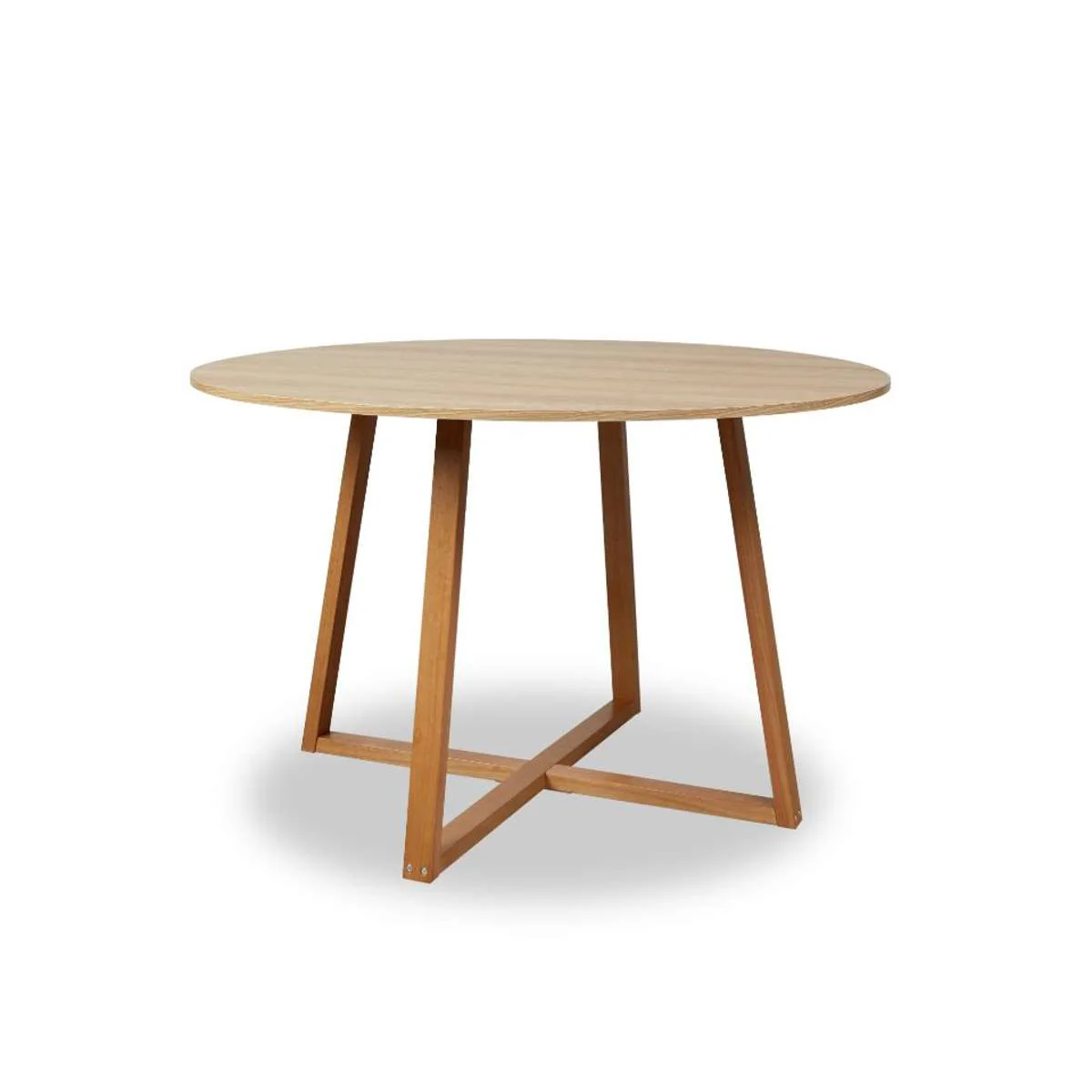 Kyoto Round Four Seater Dining Table - Natural - Image 12