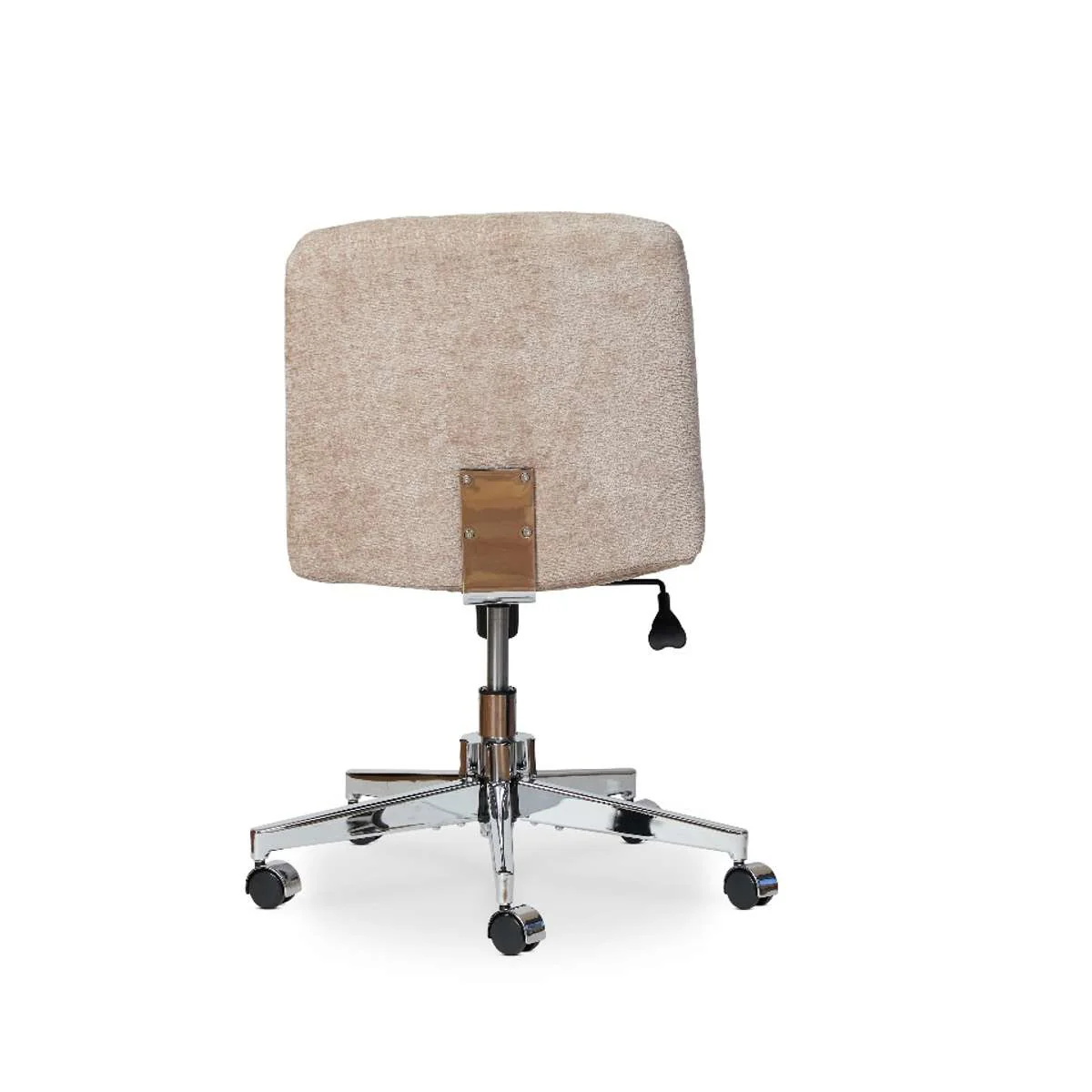 Luca Chrome Office Chair - Natural - Image 8