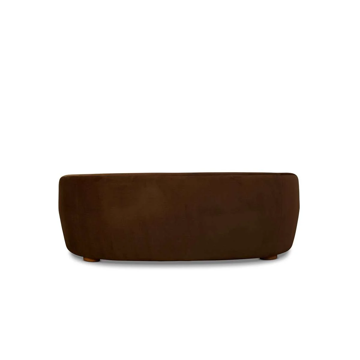 Lyle Pebble 2.5 Seater Sofa - Chocolate Velvet - Image 12