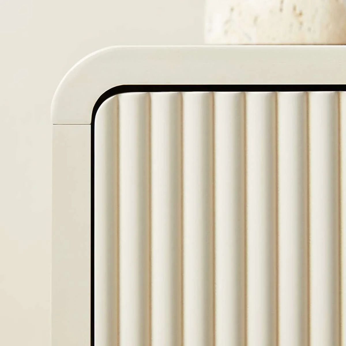 Majorca Bedside Table - Beige - Image 6