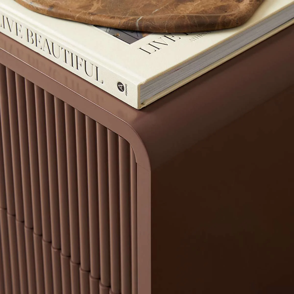Majorca Bedside Table - Chocolate - Image 5