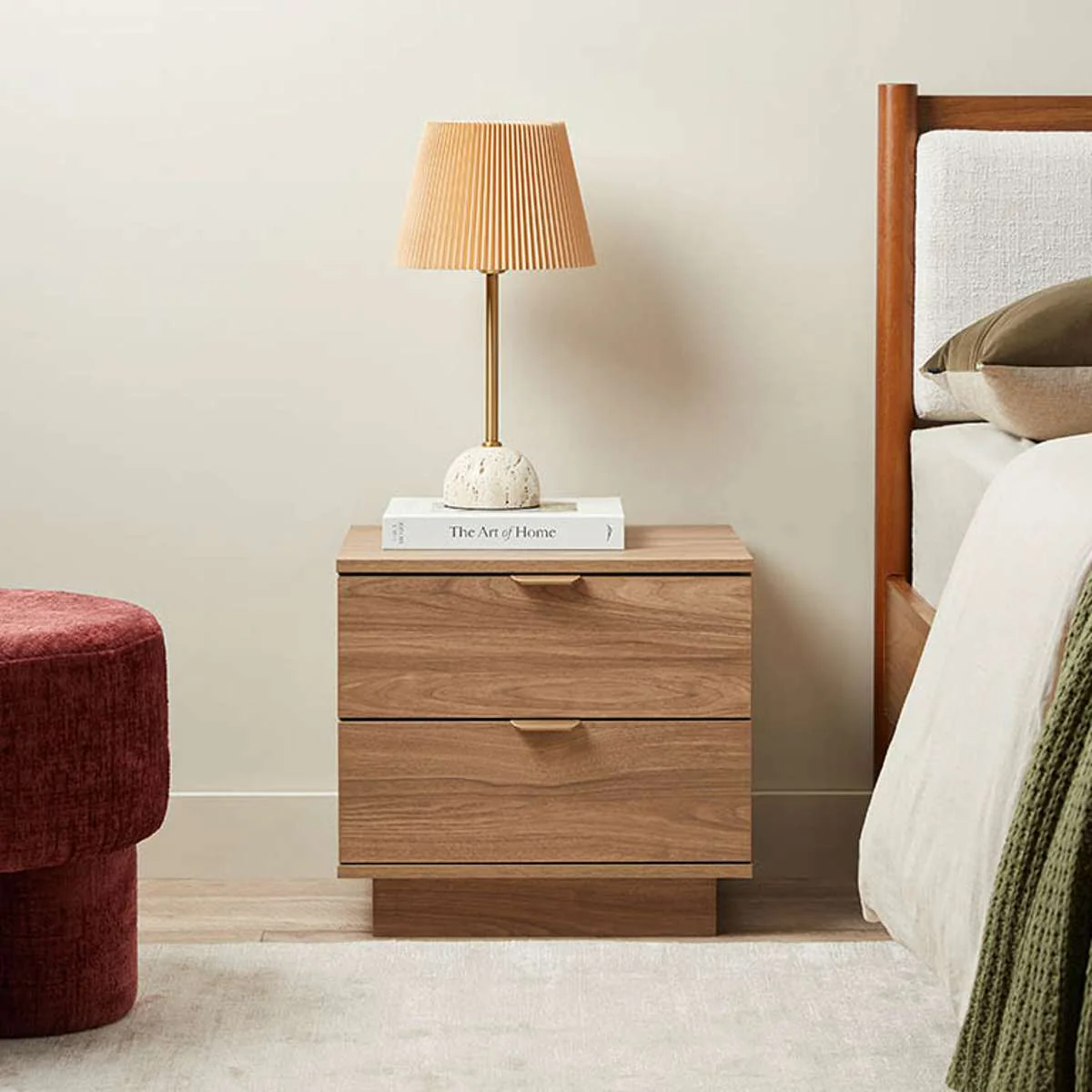 Maverick Bedside Table - Pecan - Image 3