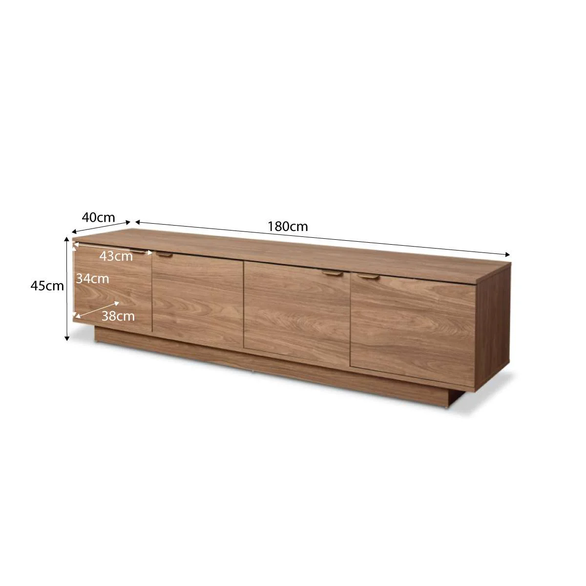 Maverick Entertainment Unit - Pecan - Image 16