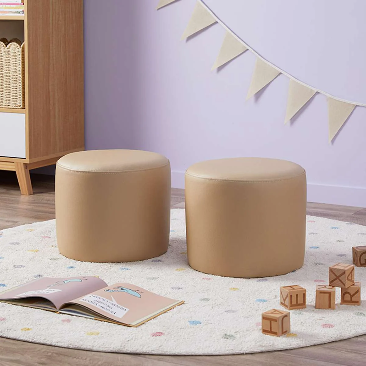 Mini Roo + Mini Moo Beige Two Seater Set - Image 2