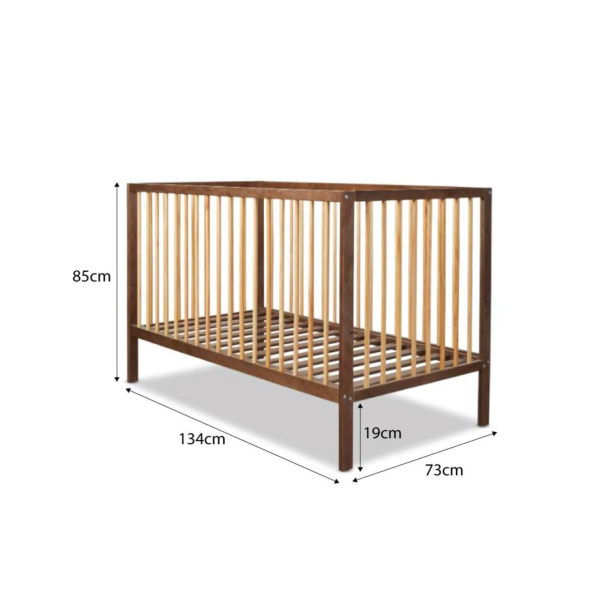 Mocka Dream Cot - Almond/Natural - Image 11
