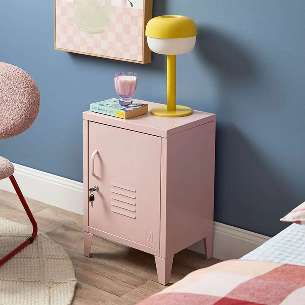 Mocka Original Locker Bedside - Pink - Image 3