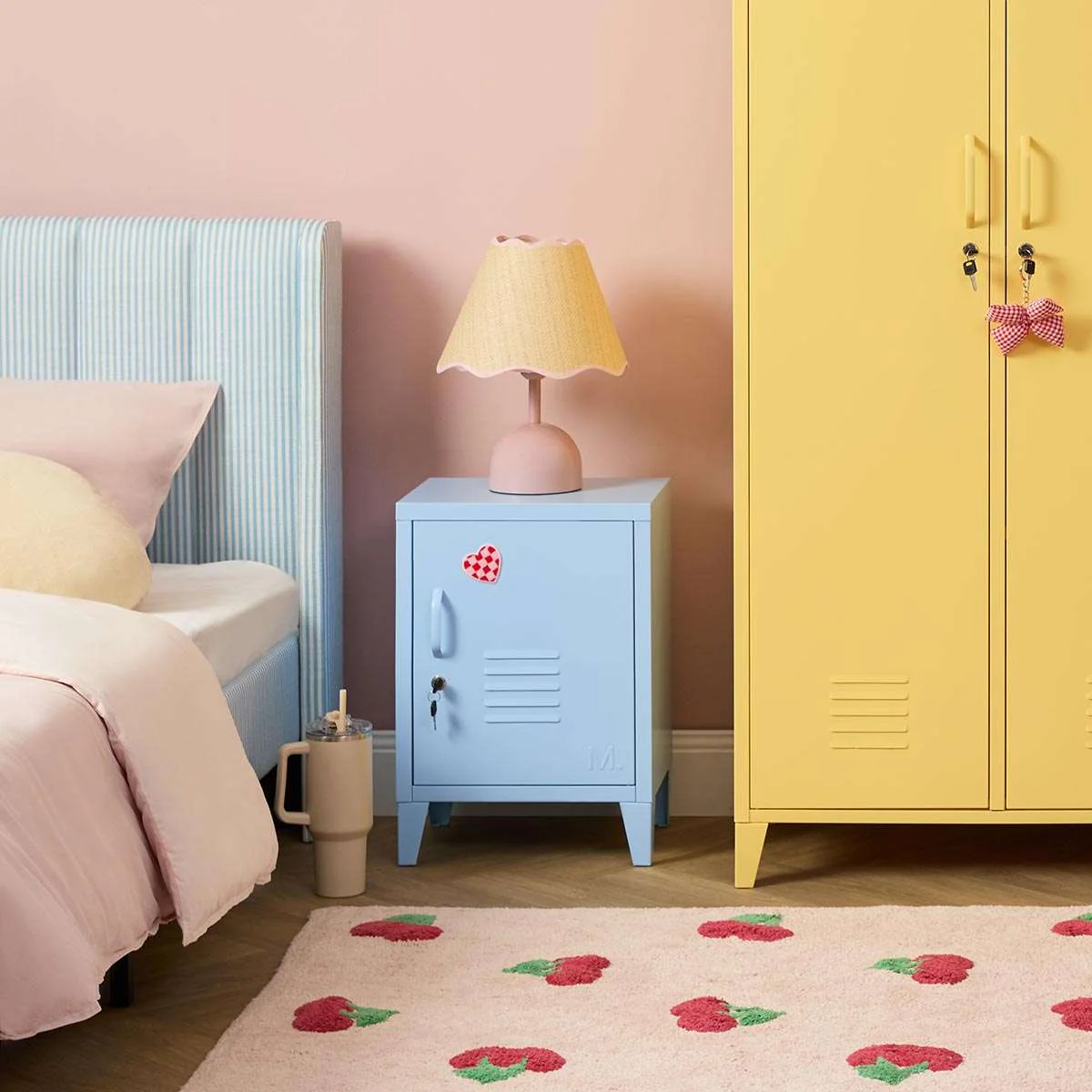 Mocka Original Locker Bedside - Powder Blue - Image 6