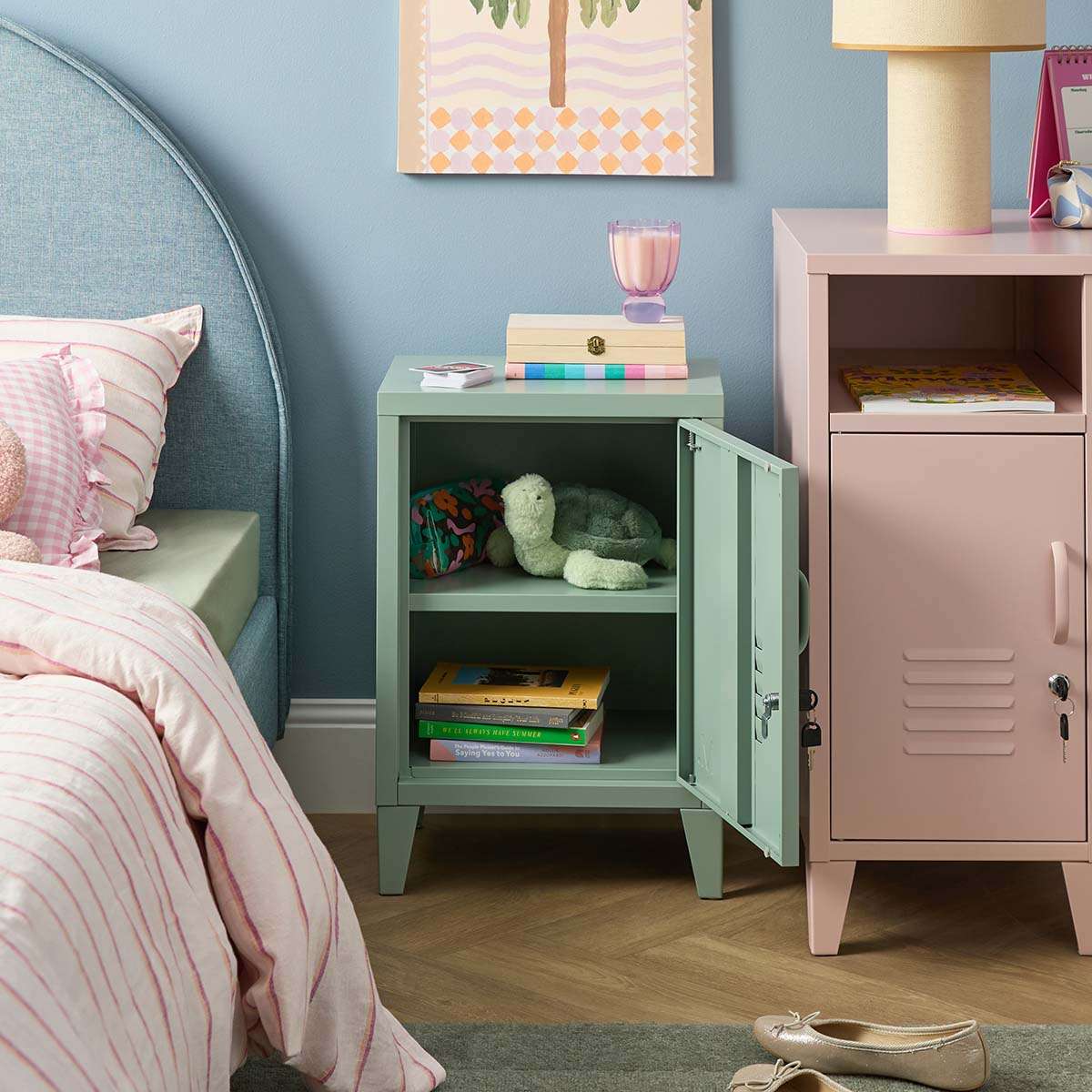 Mocka Original Locker Bedside - Sage Green - Image 4
