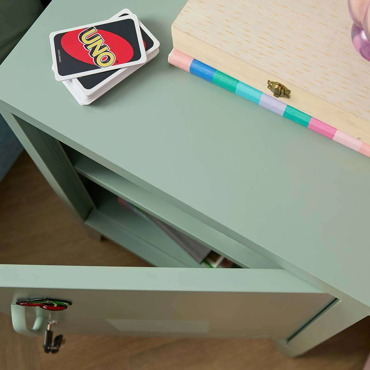 Mocka Original Locker Bedside - Sage Green - Image 5