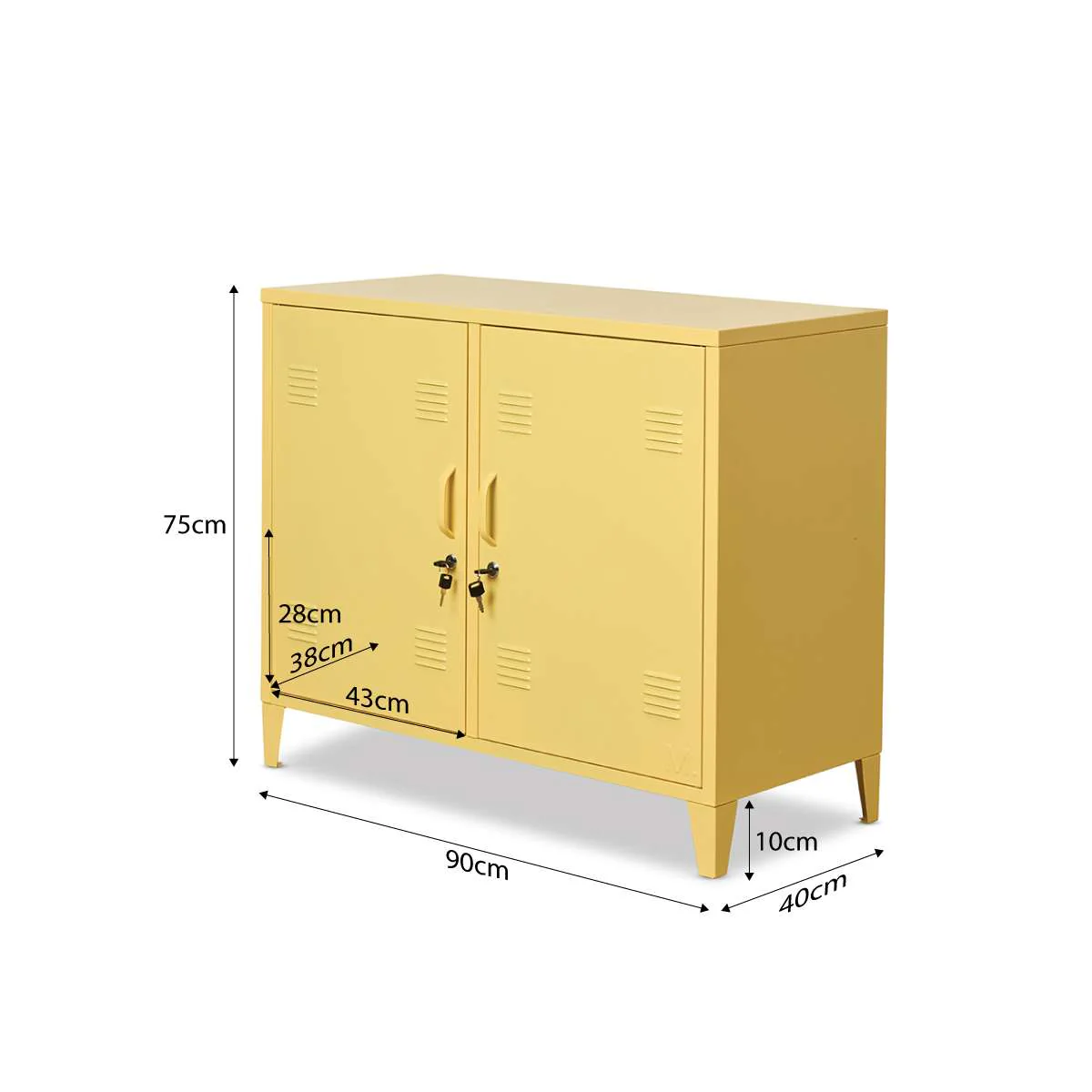 Mocka Original Locker Cabinet - Yellow - Image 8