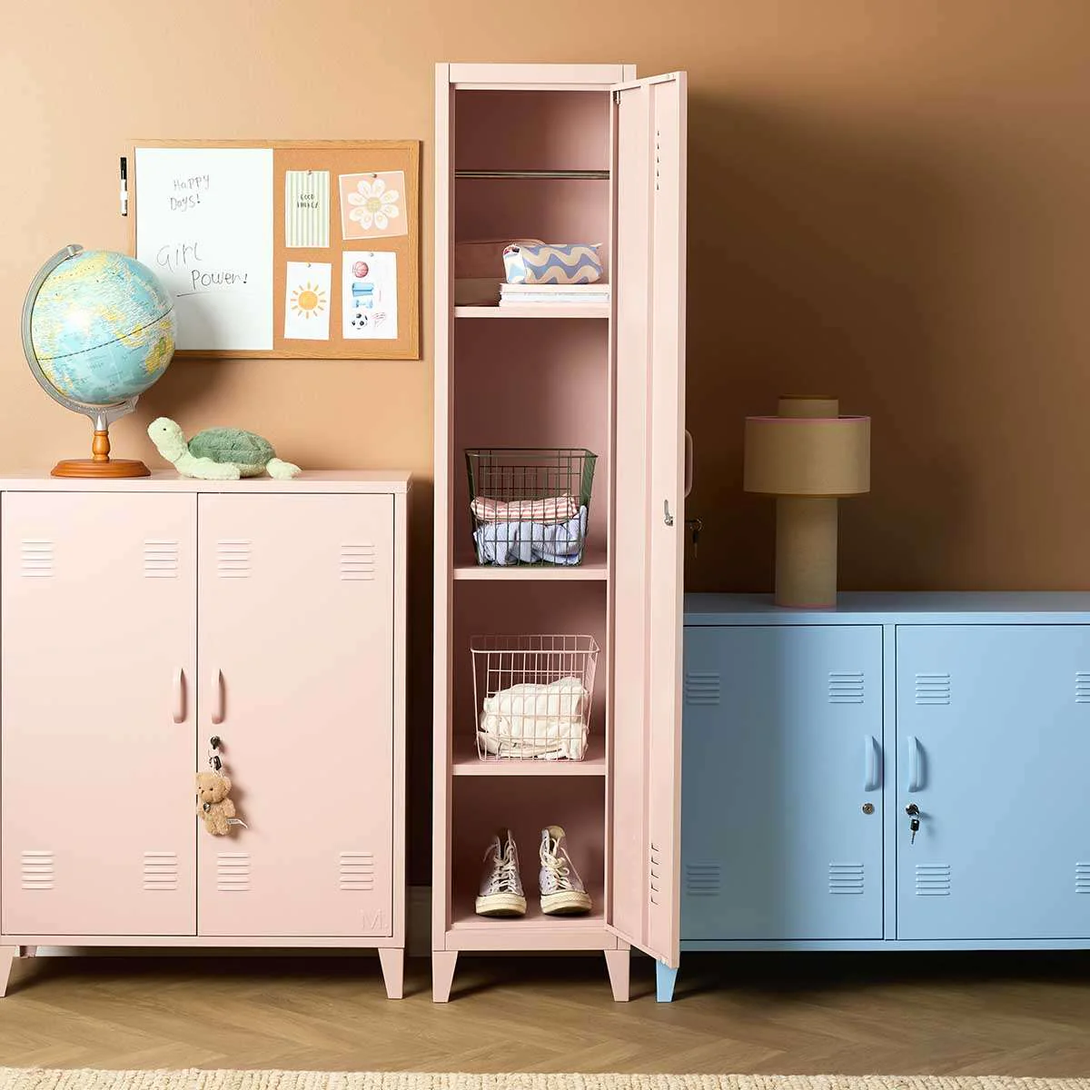 Mocka Original Locker Wardrobe - Single - Pink - Image 3