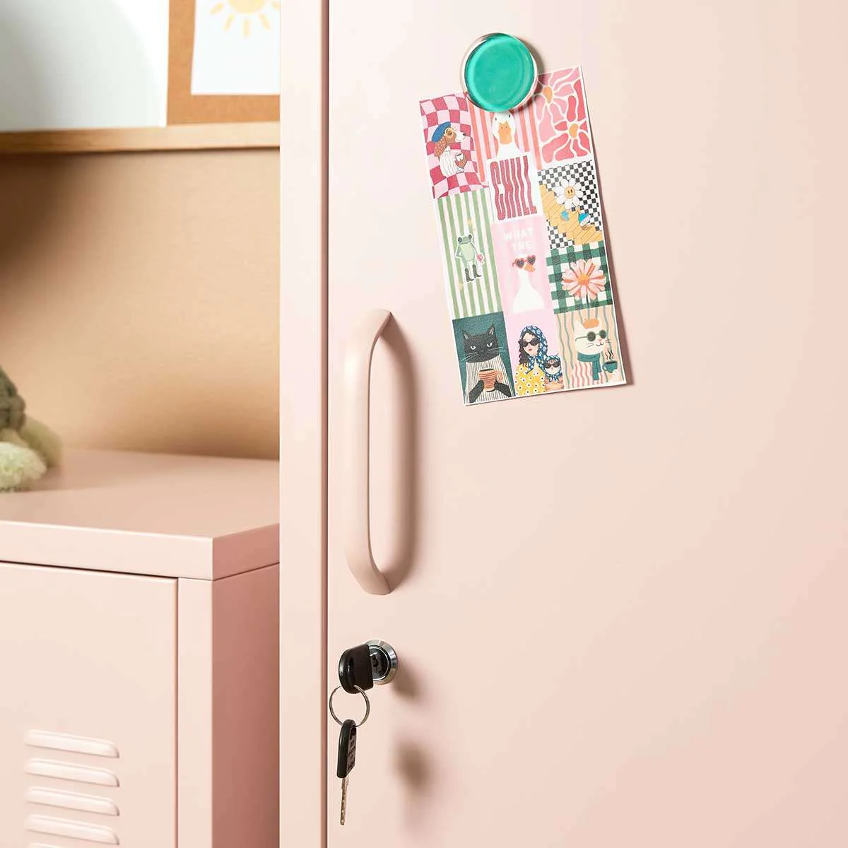 Mocka Original Locker Wardrobe - Single - Pink - Image 6