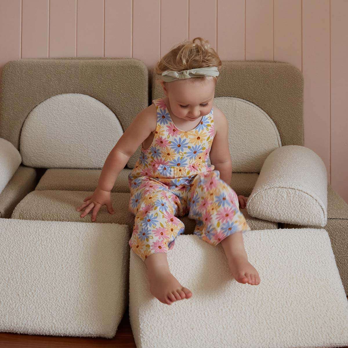 Modular Play Sofa - Cream/Beige Boucle - Image 12