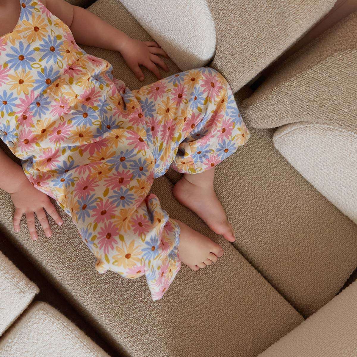 Modular Play Sofa - Cream/Beige Boucle - Image 16