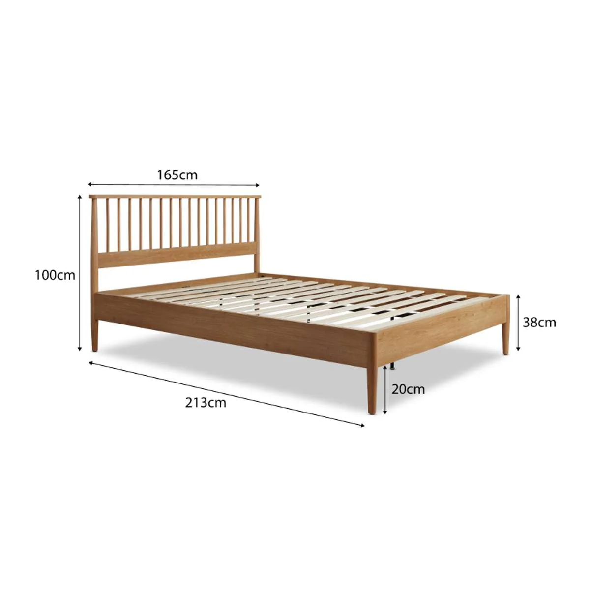 Napier Queen Bed - Natural - Image 9