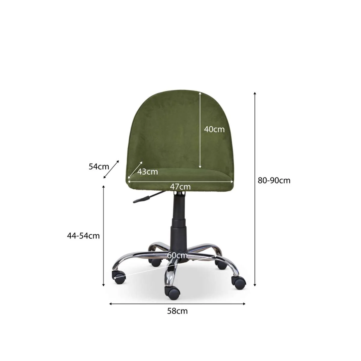 Nolan Office Chair - Olive Green - Image 7