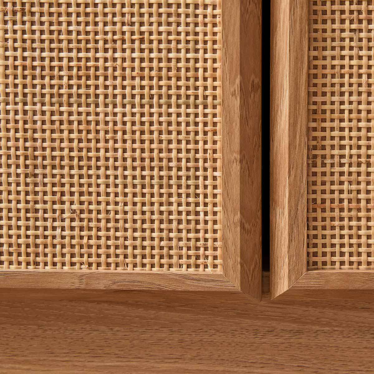 Noosa Rattan Cube Storage Bookcase  - Natural - Image 7